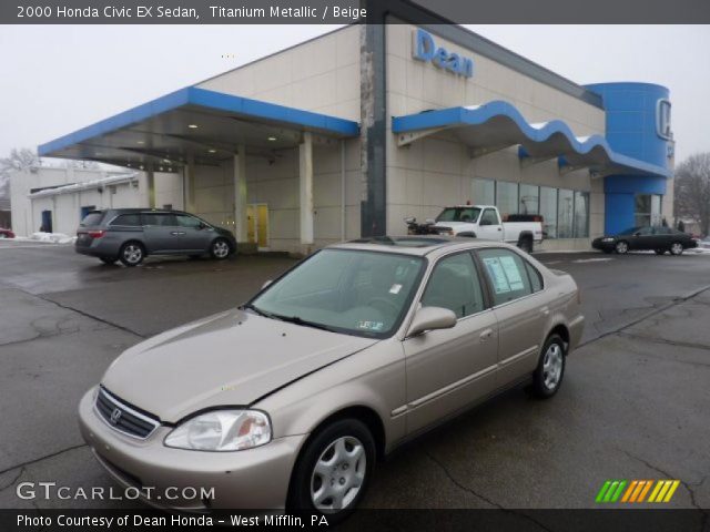 2000 Honda Civic EX Sedan in Titanium Metallic