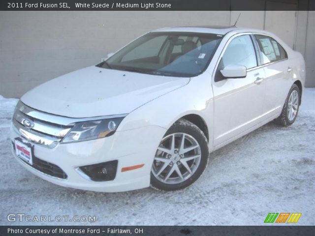 2011 Ford Fusion SEL in White Suede