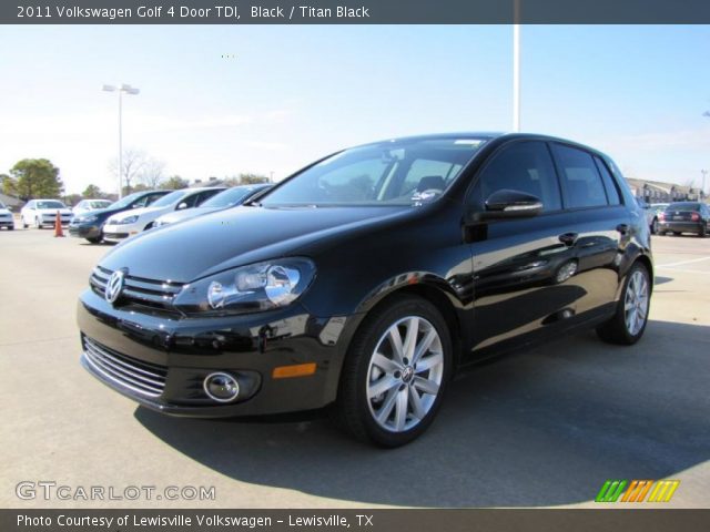 2011 Volkswagen Golf 4 Door TDI in Black