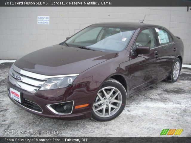 2011 Ford Fusion SEL V6 in Bordeaux Reserve Metallic