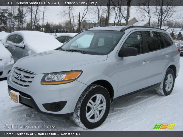 2010 Hyundai Santa Fe GLS 4WD in Radiant Silver