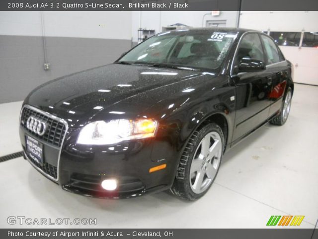 2008 Audi A4 3.2 Quattro S-Line Sedan in Brilliant Black