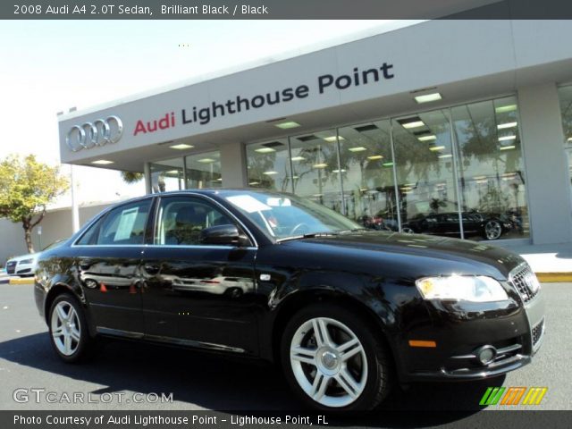 2008 Audi A4 2.0T Sedan in Brilliant Black