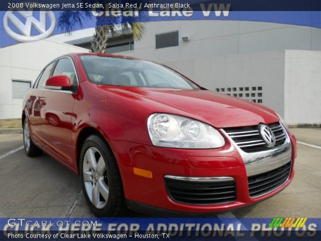 2008 Volkswagen Jetta SE Sedan in Salsa Red
