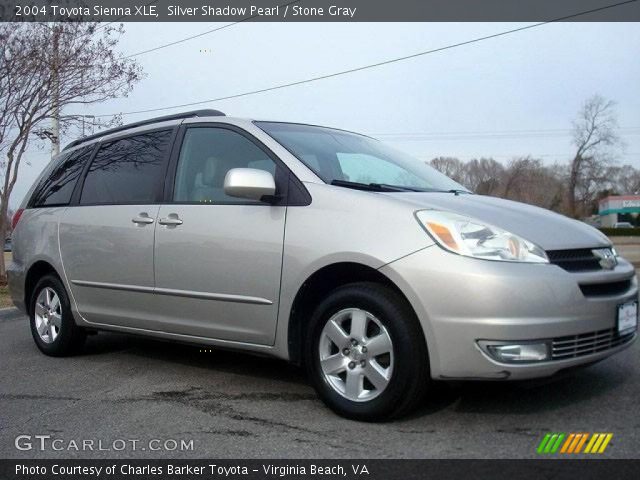 2004 Toyota Sienna XLE in Silver Shadow Pearl