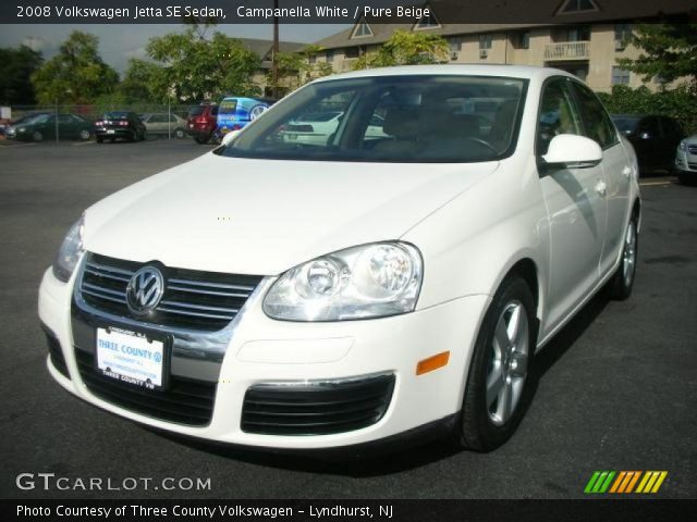 2008 Volkswagen Jetta SE Sedan in Campanella White