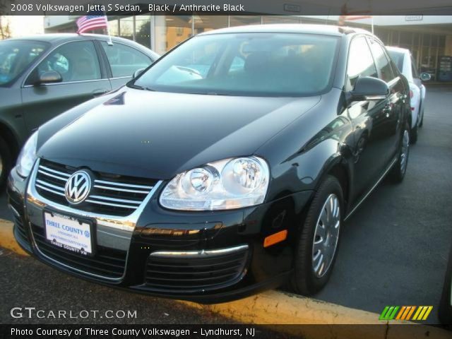 2008 Volkswagen Jetta S Sedan in Black