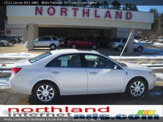2011 Lincoln MKZ AWD in White Platinum Tri-Coat