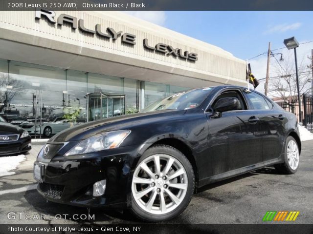 2008 Lexus IS 250 AWD in Obsidian Black