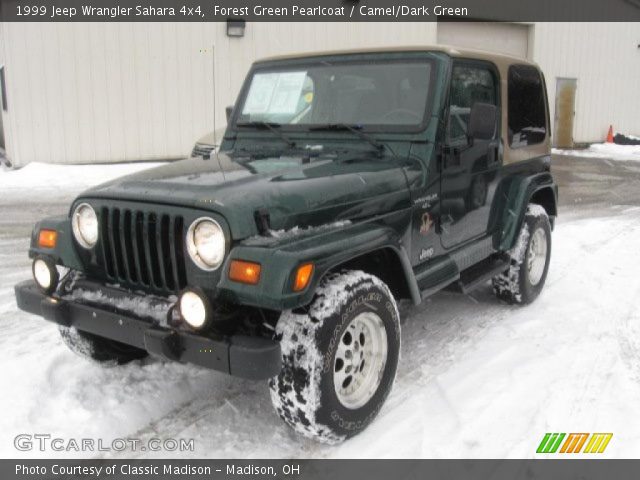 1999 Jeep Wrangler Sahara 4x4 in Forest Green Pearlcoat