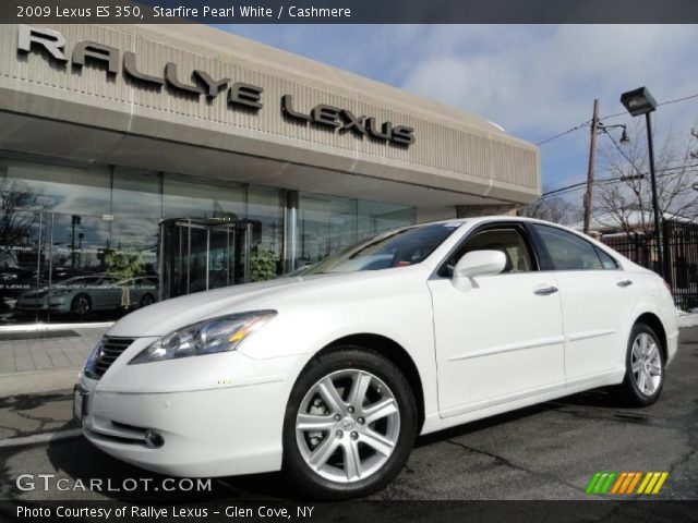 2009 Lexus ES 350 in Starfire Pearl White