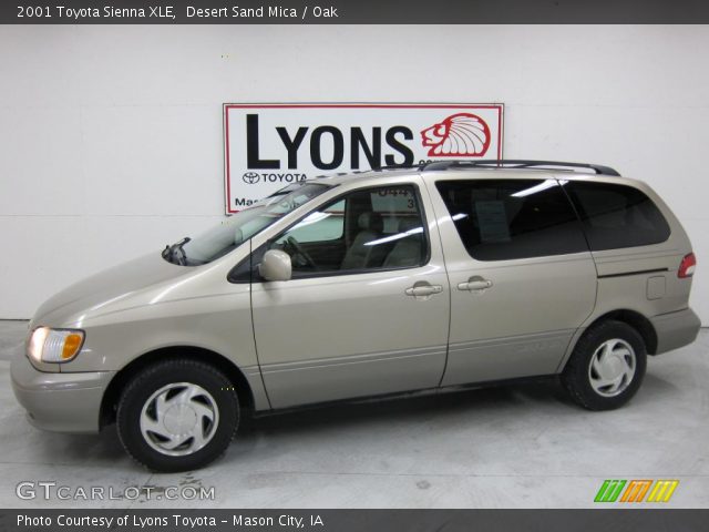 2001 Toyota Sienna XLE in Desert Sand Mica