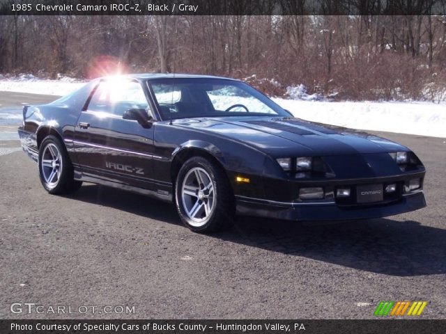 1985 Chevrolet Camaro IROC-Z in Black