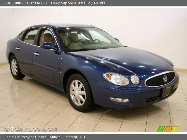 2006 Buick LaCrosse CXL in Deep Sapphire Metallic