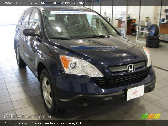 2008 Honda CR-V LX 4WD in Royal Blue Pearl