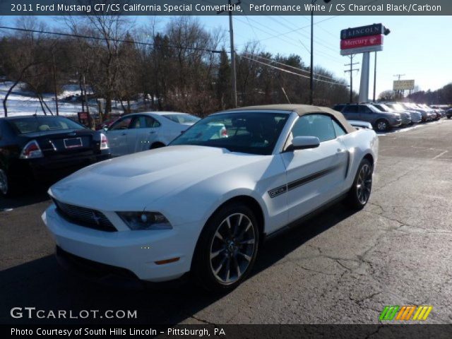 2011 Ford Mustang GT/CS California Special Convertible in Performance White