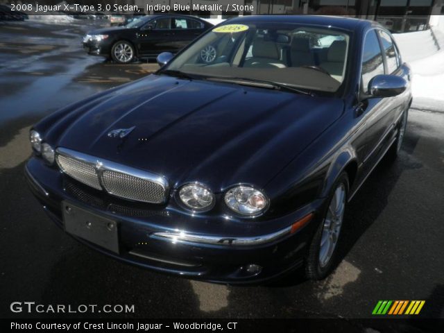 2008 Jaguar X-Type 3.0 Sedan in Indigo Blue Metallic