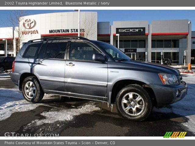 2002 Toyota Highlander Limited in Bluestone Metallic
