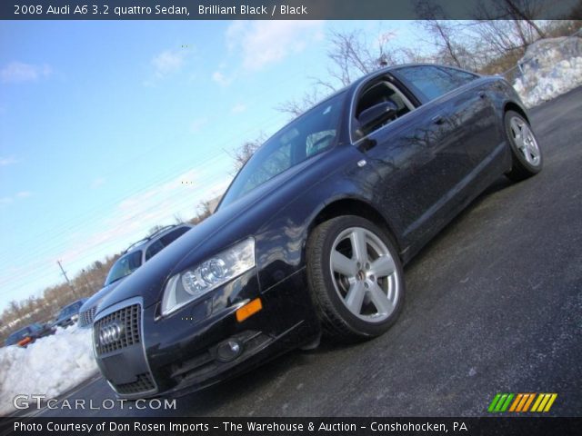 2008 Audi A6 3.2 quattro Sedan in Brilliant Black
