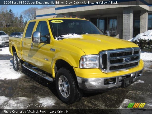 2006 Ford F350 Super Duty Amarillo Edition Crew Cab 4x4 in Blazing Yellow