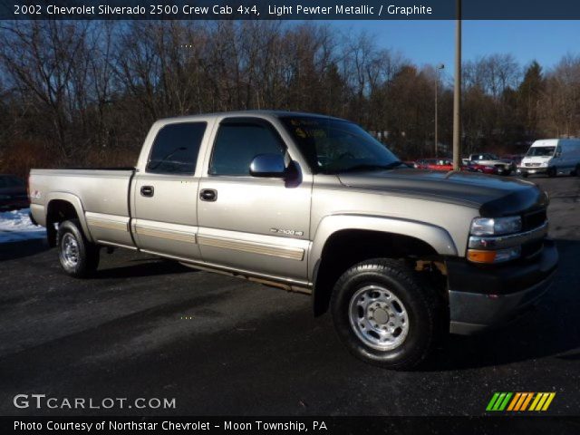 2002 Chevrolet Silverado 2500 Crew Cab 4x4 in Light Pewter Metallic
