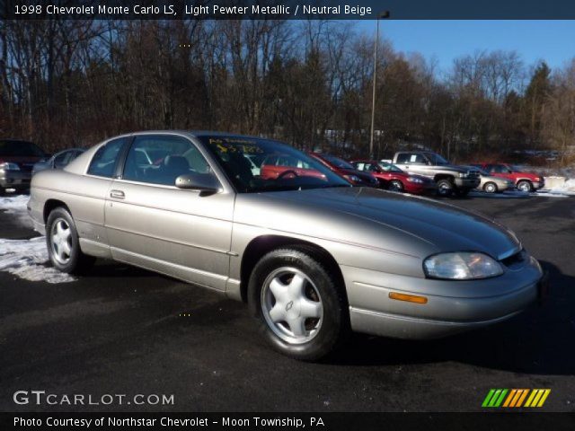 1998 Chevrolet Monte Carlo LS in Light Pewter Metallic