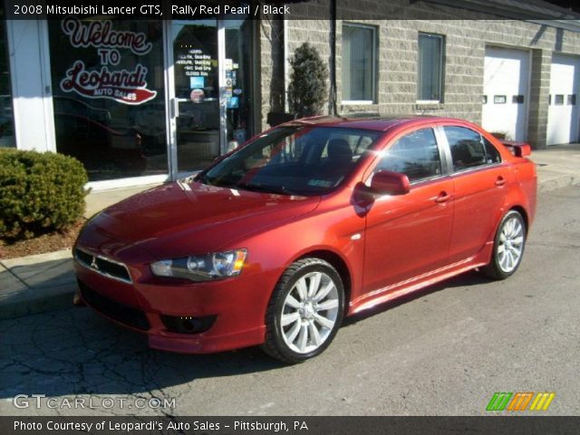 2008 Mitsubishi Lancer GTS in Rally Red Pearl