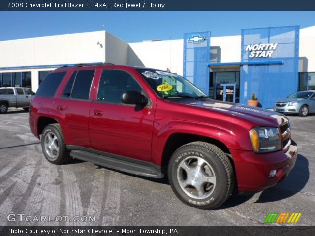 2008 Chevrolet TrailBlazer LT 4x4 in Red Jewel