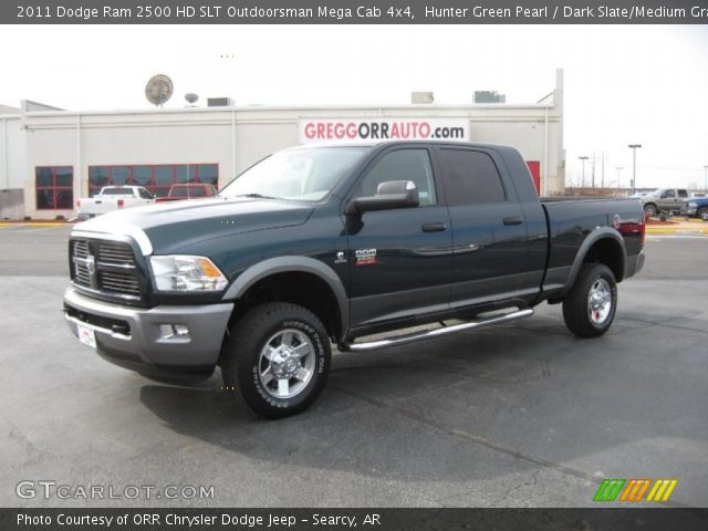 2011 Dodge Ram 2500 HD SLT Outdoorsman Mega Cab 4x4 in Hunter Green Pearl