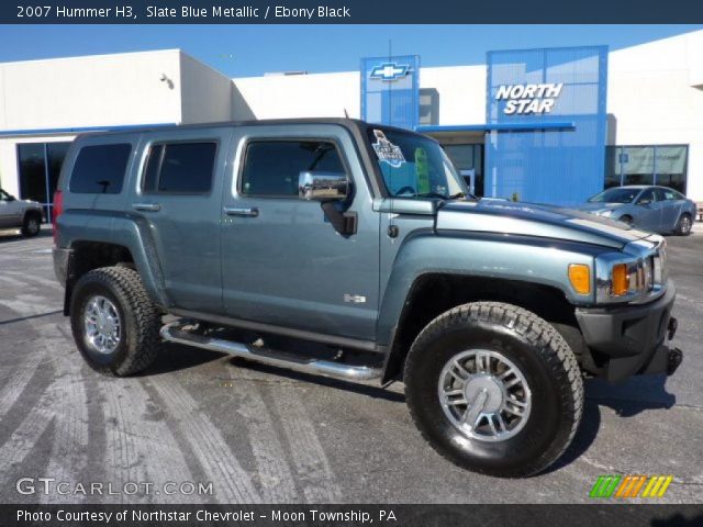 2007 Hummer H3  in Slate Blue Metallic