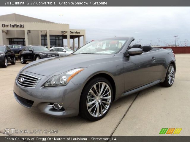 2011 Infiniti G 37 Convertible in Graphite Shadow
