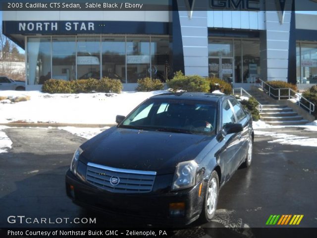 2003 Cadillac CTS Sedan in Sable Black