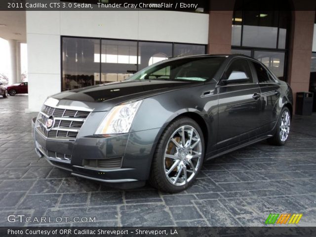 2011 Cadillac CTS 3.0 Sedan in Thunder Gray ChromaFlair