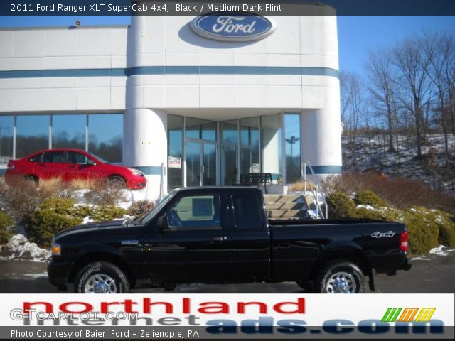 2011 Ford Ranger XLT SuperCab 4x4 in Black