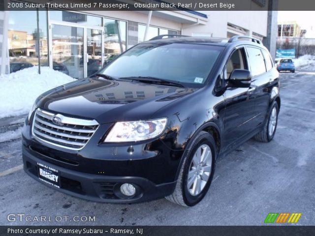 2008 Subaru Tribeca Limited 7 Passenger in Obsidian Black Pearl
