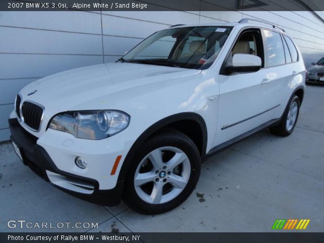 2007 BMW X5 3.0si in Alpine White