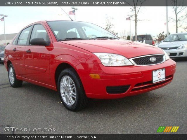 2007 Ford Focus ZX4 SE Sedan in Infra-Red