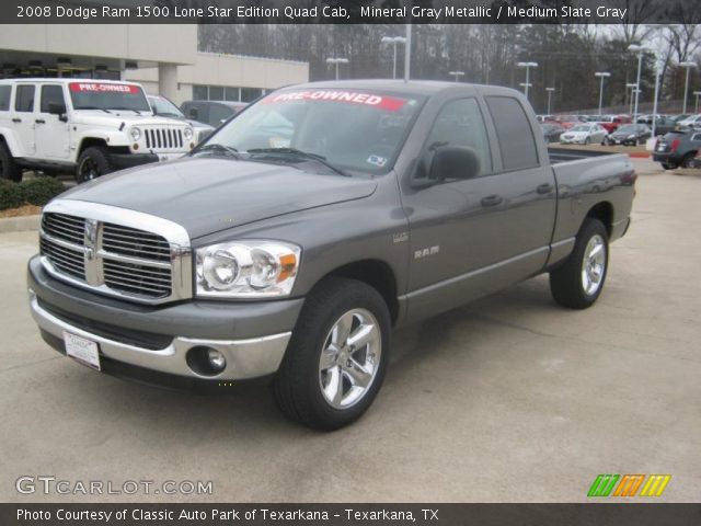 2008 Dodge Ram 1500 Lone Star Edition Quad Cab in Mineral Gray Metallic