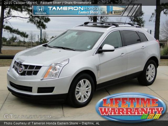 2010 Cadillac SRX V6 in Radiant Silver