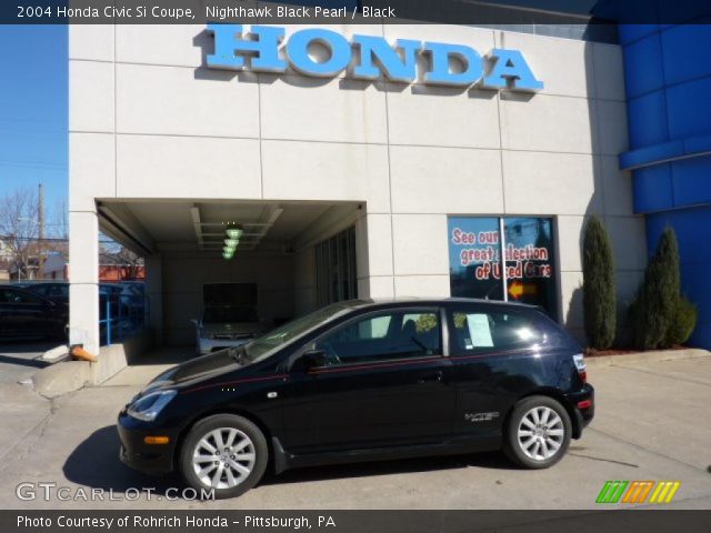 2004 Honda Civic Si Coupe in Nighthawk Black Pearl