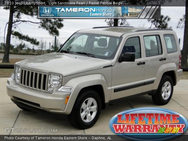 2010 Jeep Liberty Sport in Light Sandstone Pearl