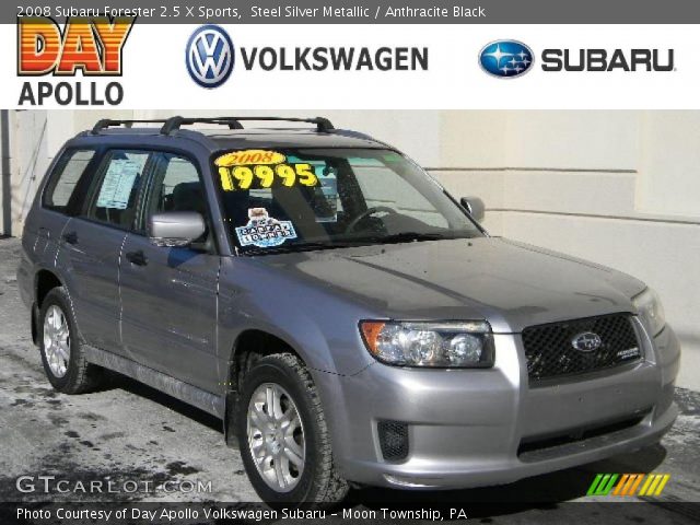 2008 Subaru Forester 2.5 X Sports in Steel Silver Metallic