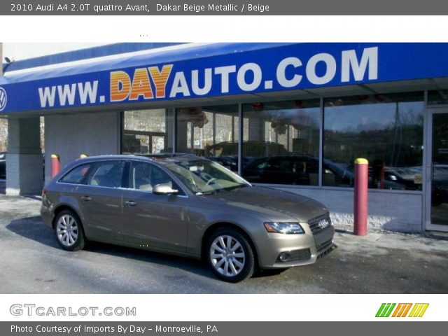 2010 Audi A4 2.0T quattro Avant in Dakar Beige Metallic