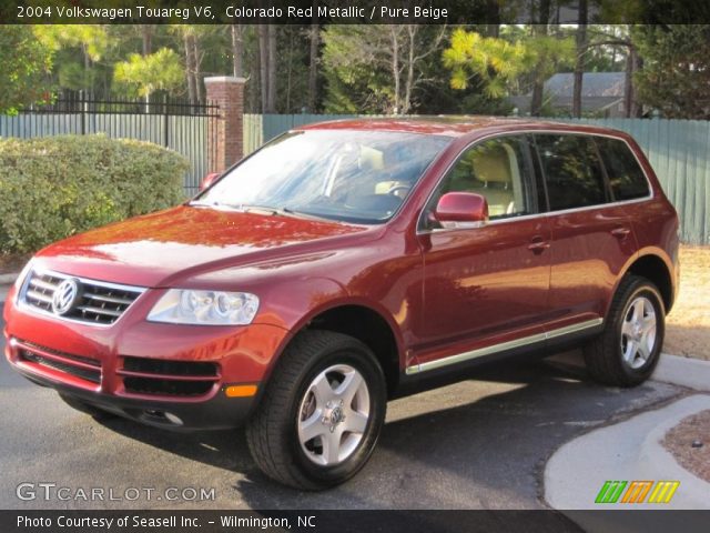 2004 Volkswagen Touareg V6 in Colorado Red Metallic