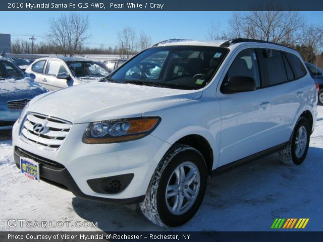 2010 Hyundai Santa Fe GLS 4WD in Pearl White