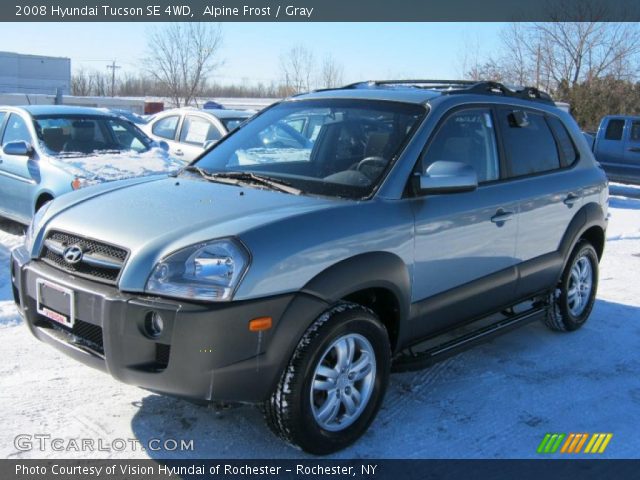 2008 Hyundai Tucson SE 4WD in Alpine Frost