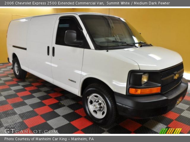2006 Chevrolet Express 2500 Extended Commercial Van in Summit White