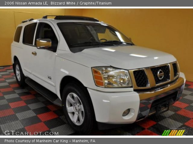 2006 Nissan Armada LE in Blizzard White