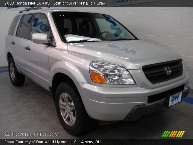 2003 Honda Pilot EX 4WD in Starlight Silver Metallic