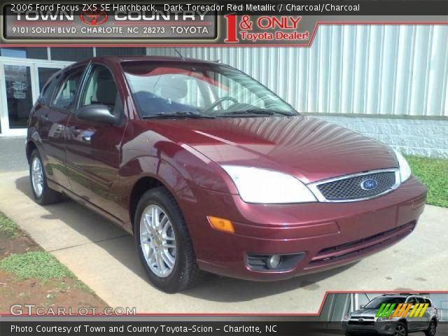 2006 Ford Focus ZX5 SE Hatchback in Dark Toreador Red Metallic